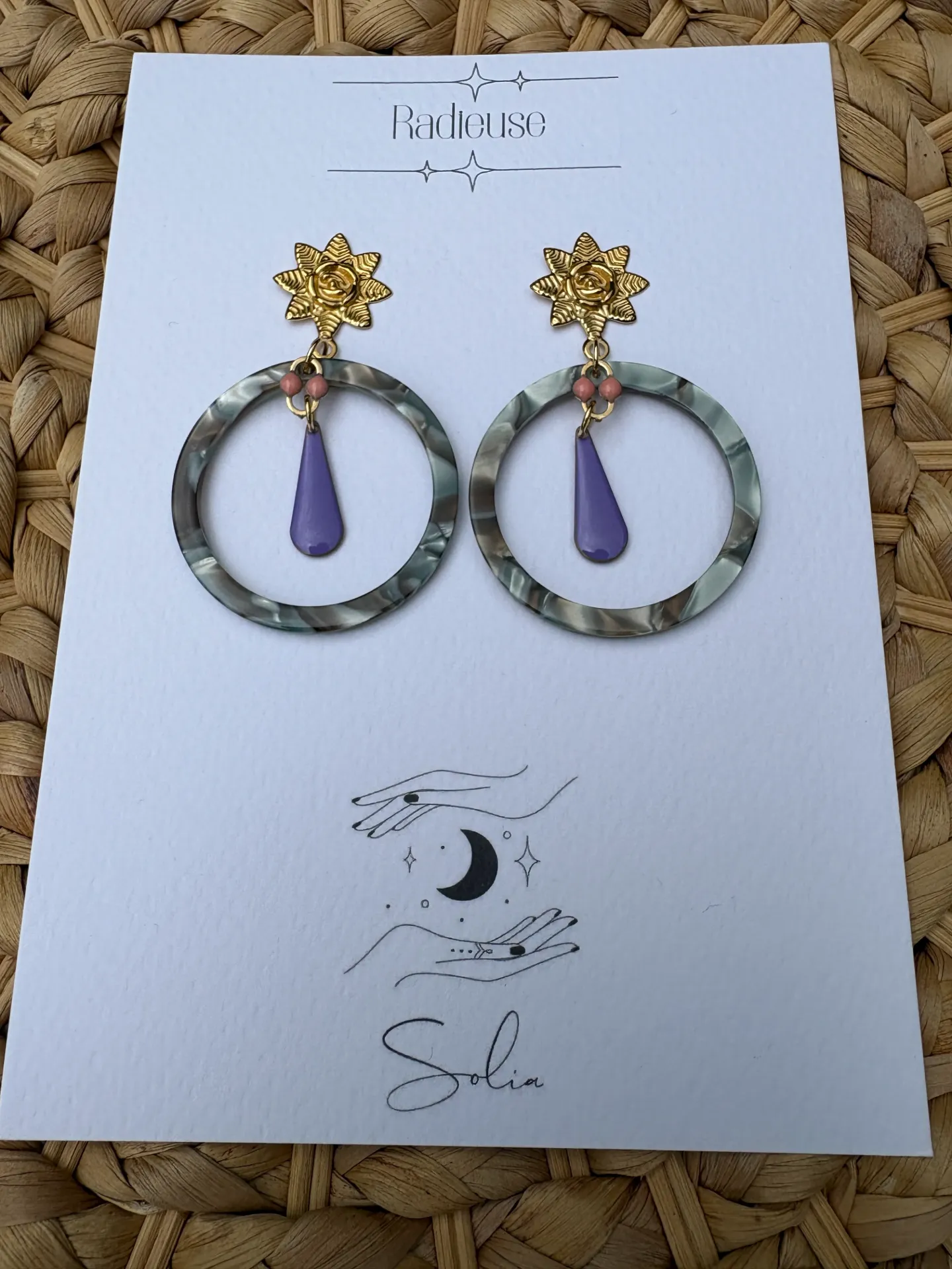 Boucles d'oreilles Solia