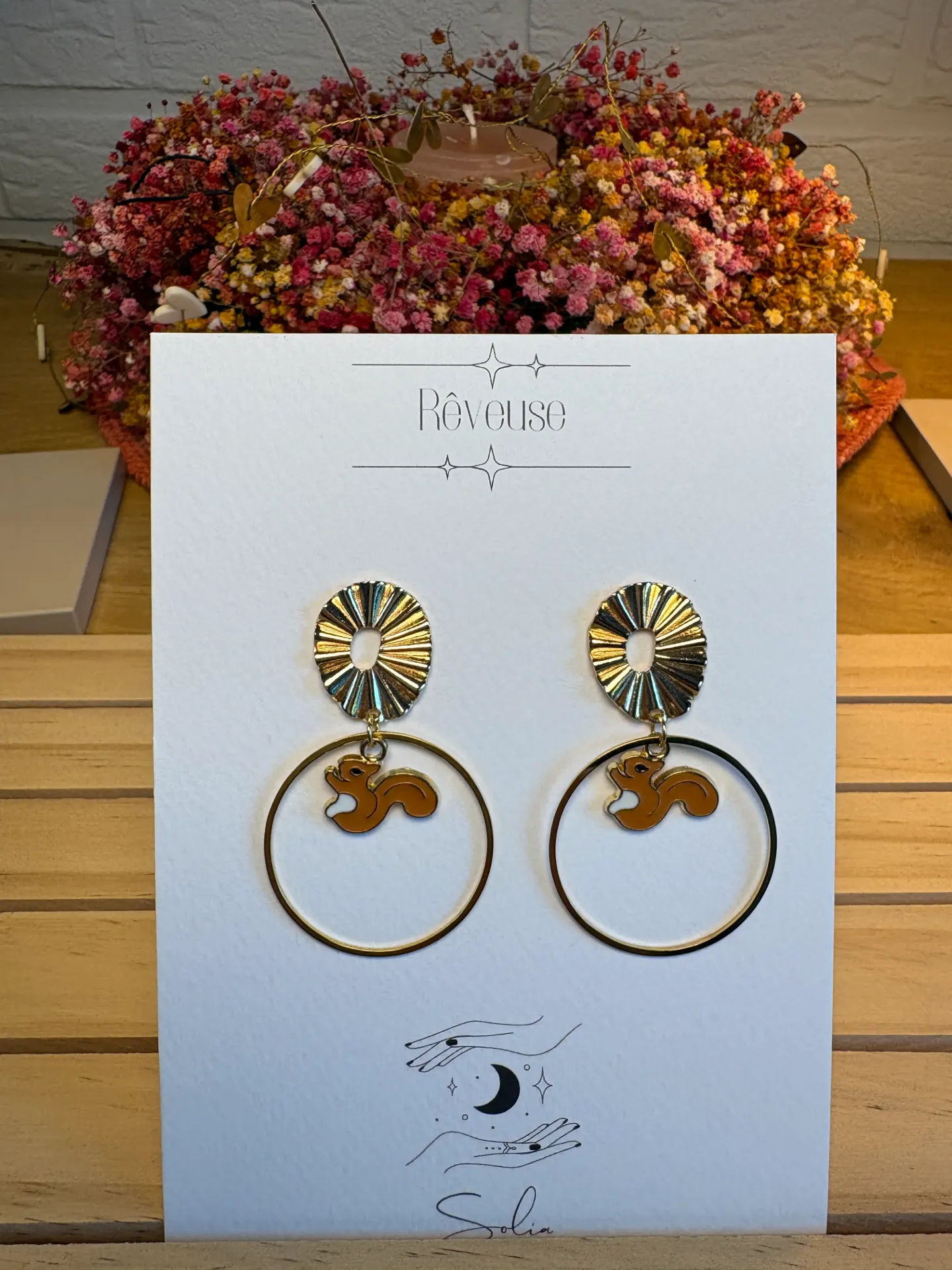 Boucles d'oreilles Solia