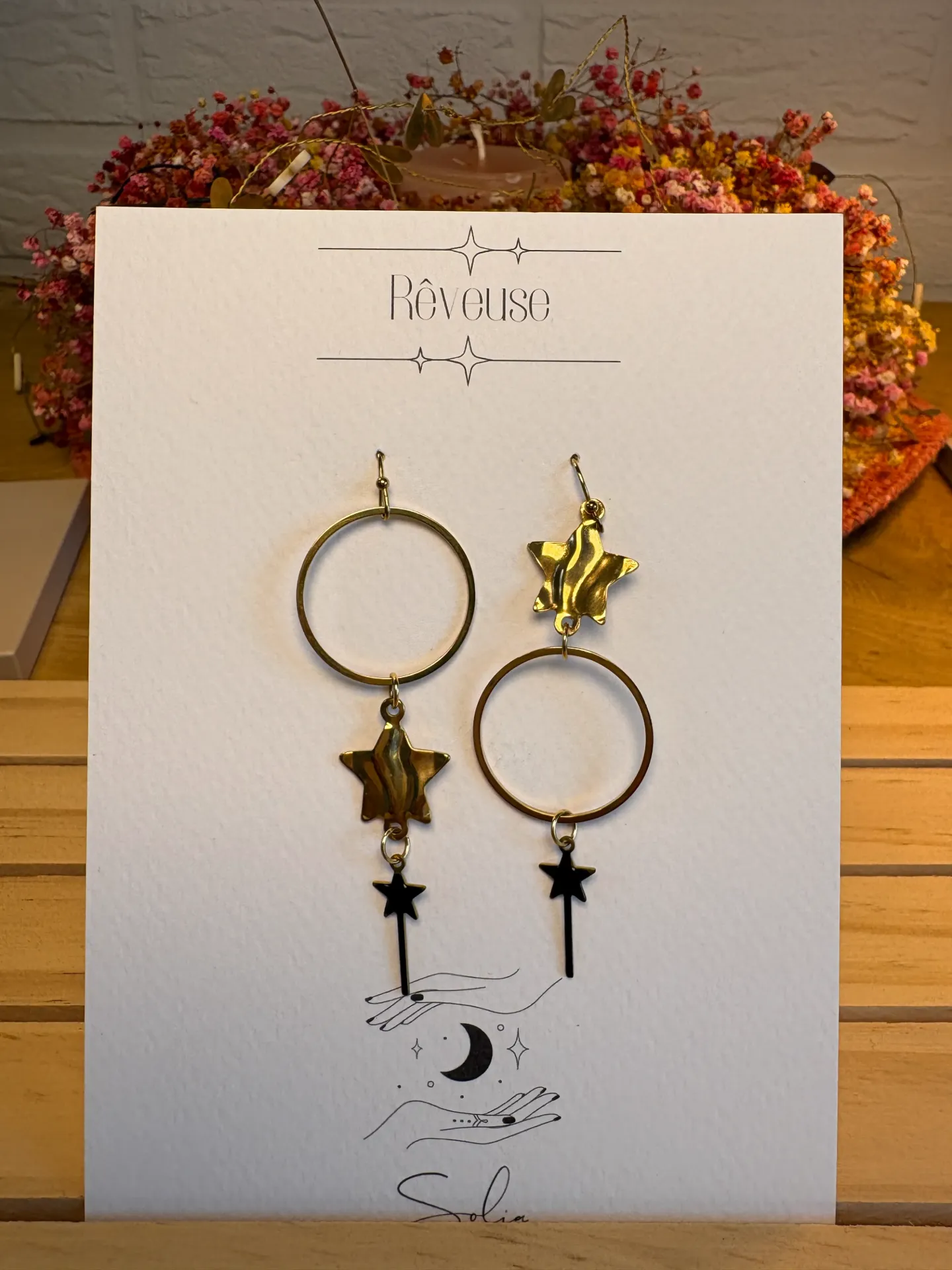Boucles d'oreilles Solia
