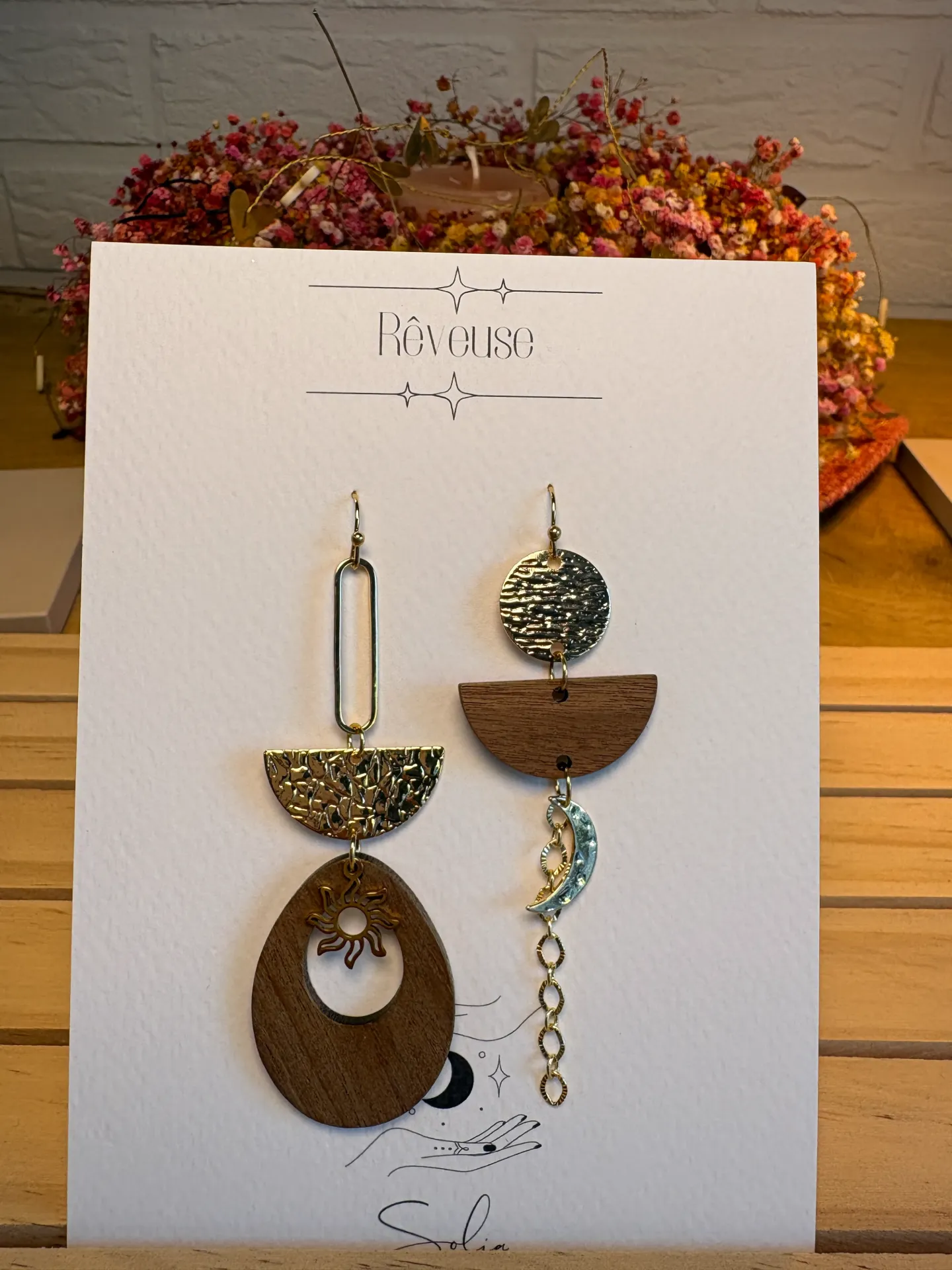 Boucles d'oreilles Solia