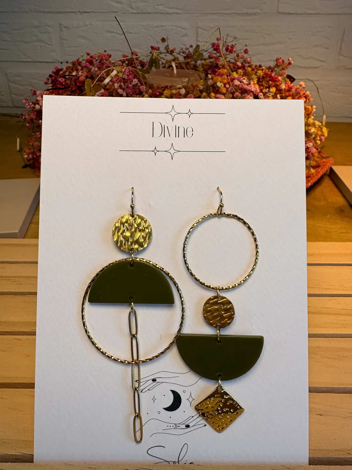 Boucles d'oreilles Solia