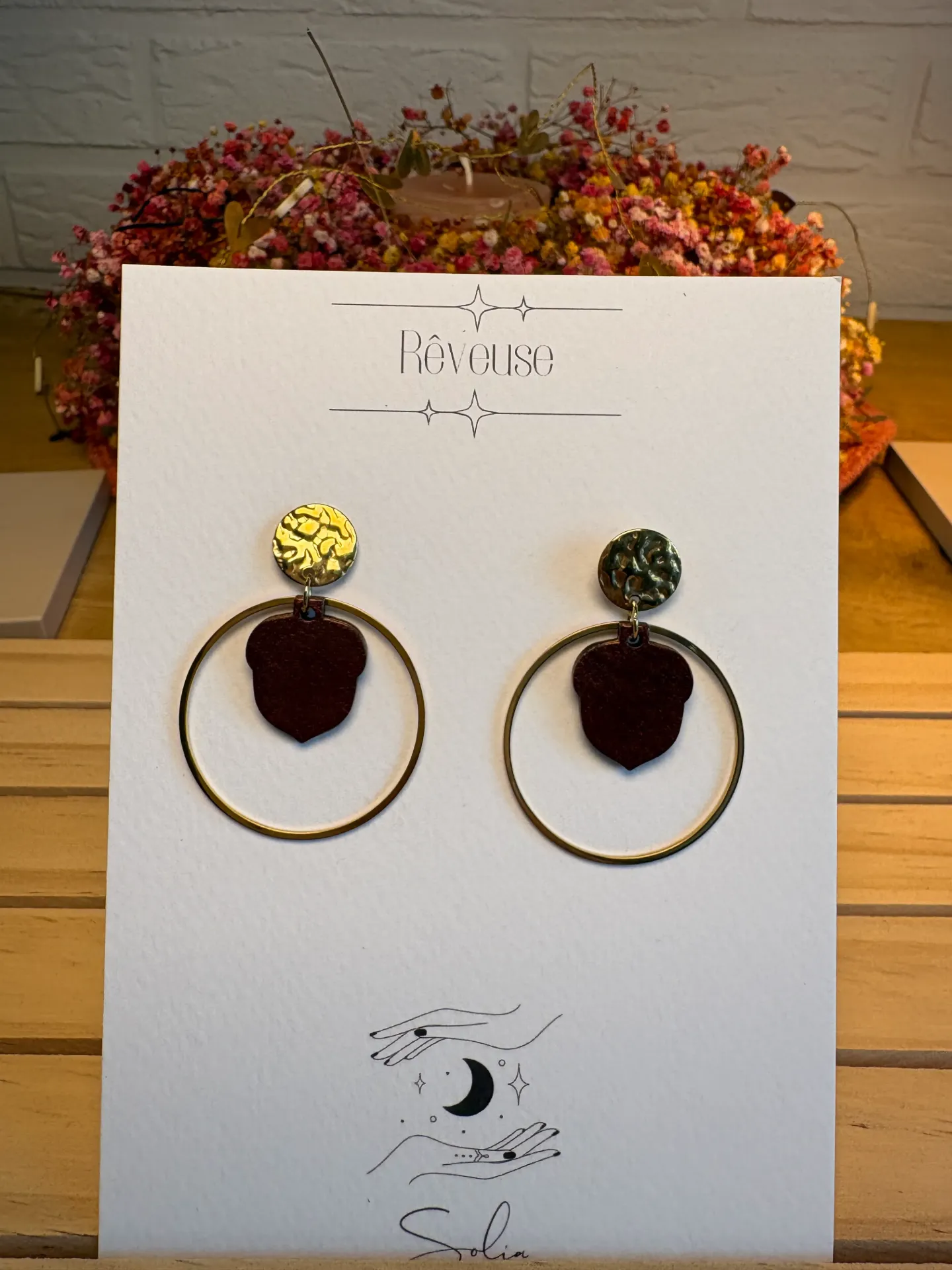 Boucles d'oreilles Solia