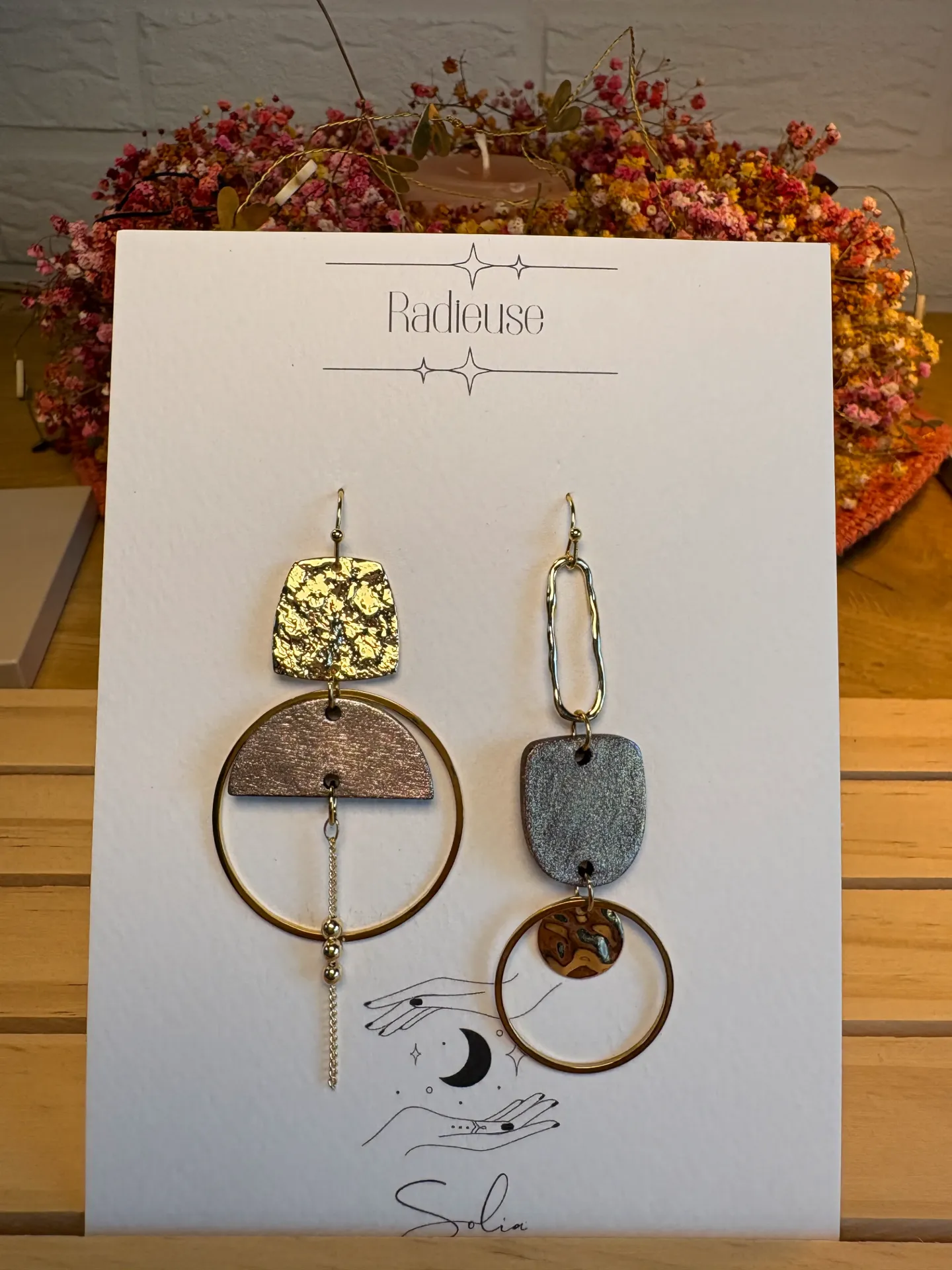 Boucles d'oreilles Solia