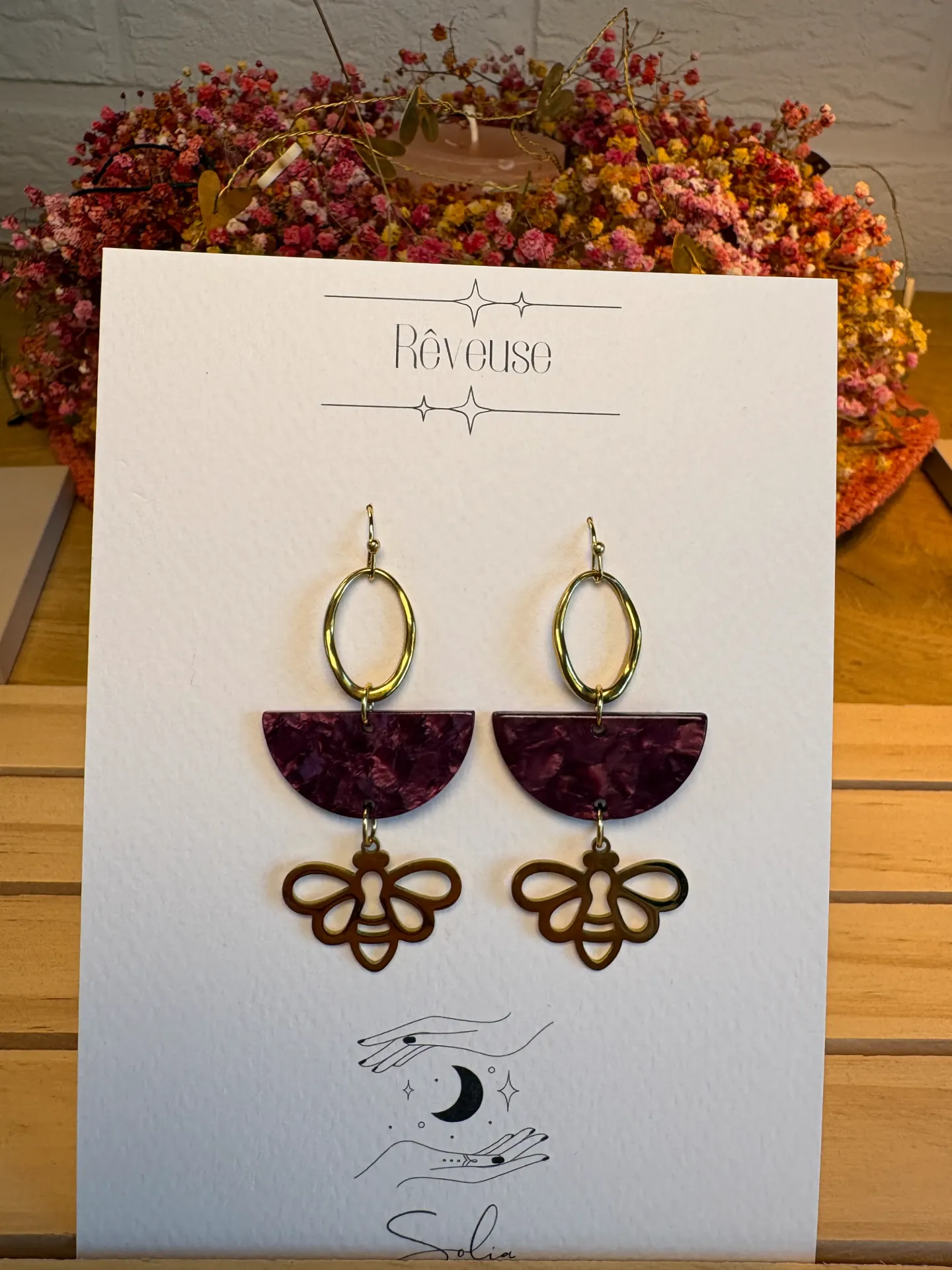 Boucles d'oreilles Solia