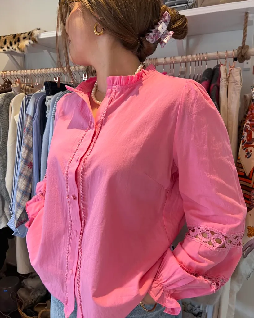 Chemisier Capucine (M/L, Rose)