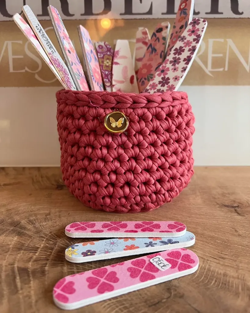 Trousse en crochet