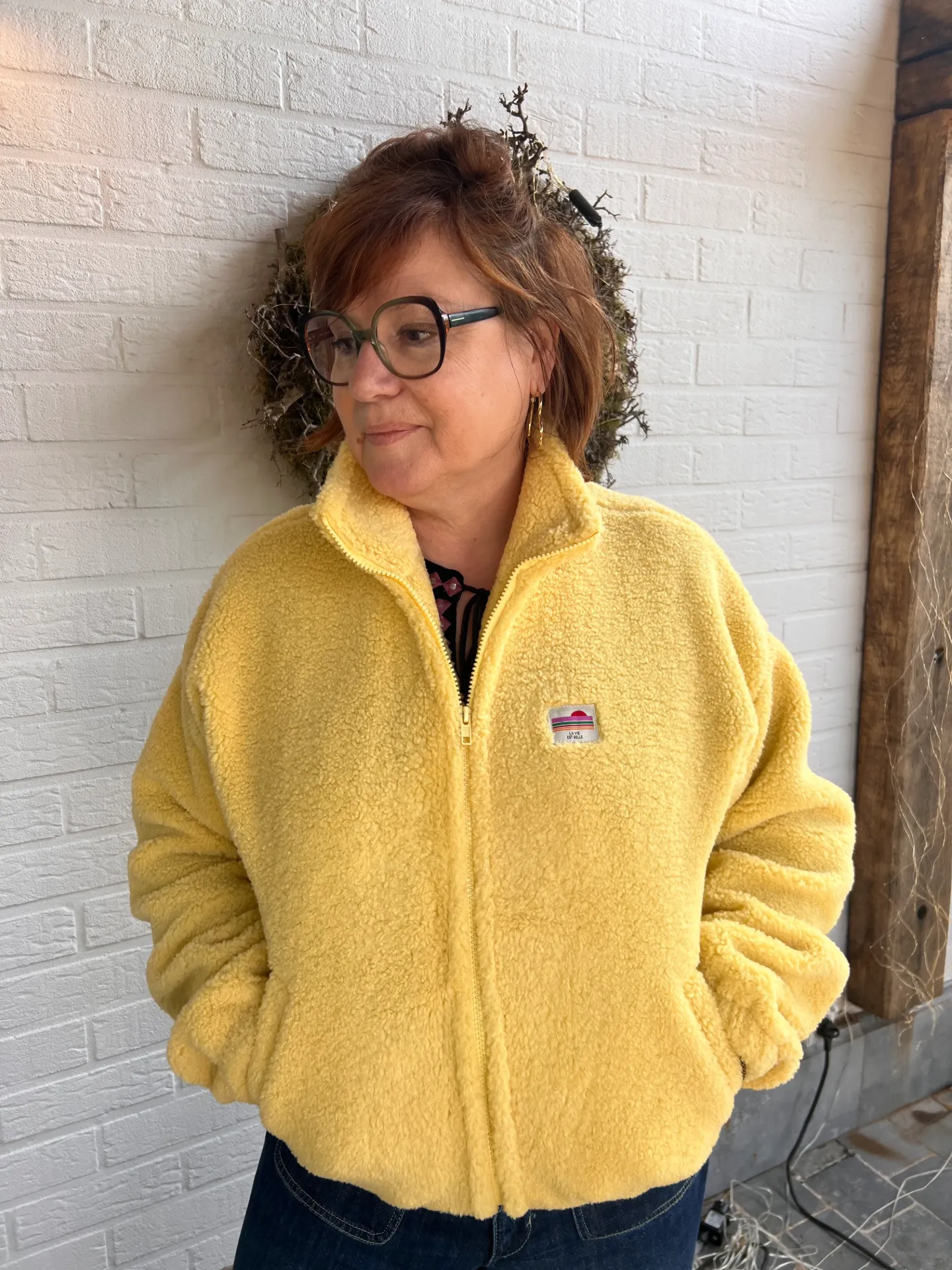 Doudoune Teddy (Jaune, M/L)