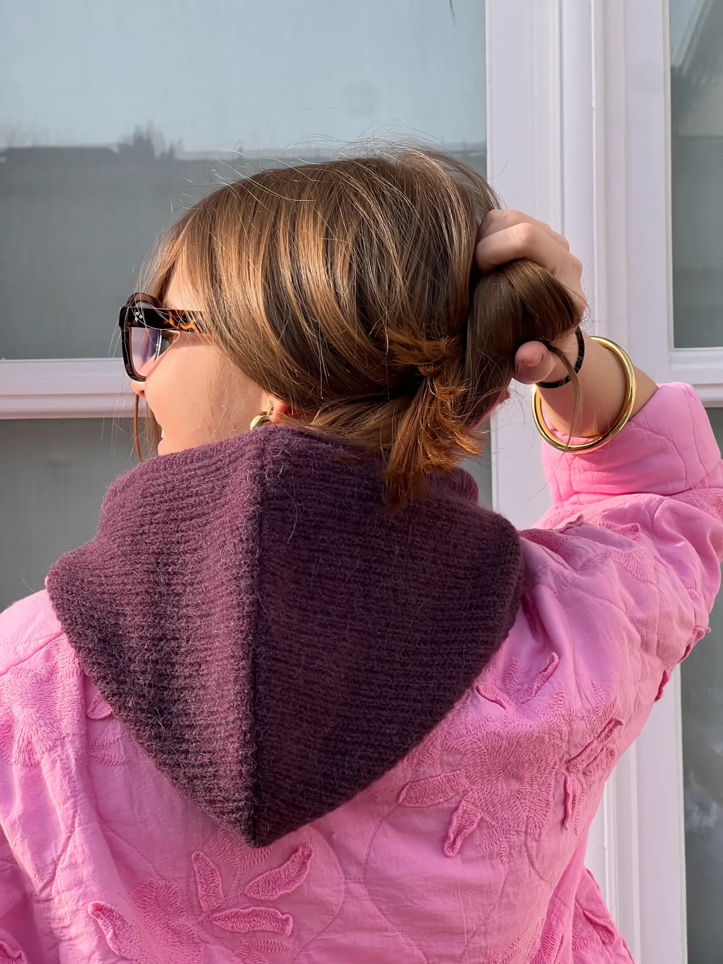 Cagoule Lya (Aubergine)