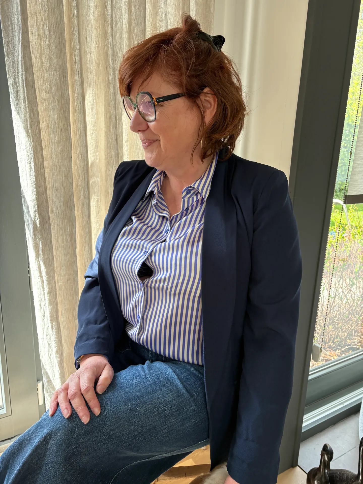 Blazer Pauline (Bleu marine)