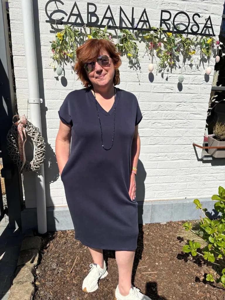 Robe Sofia (Bleu marine)