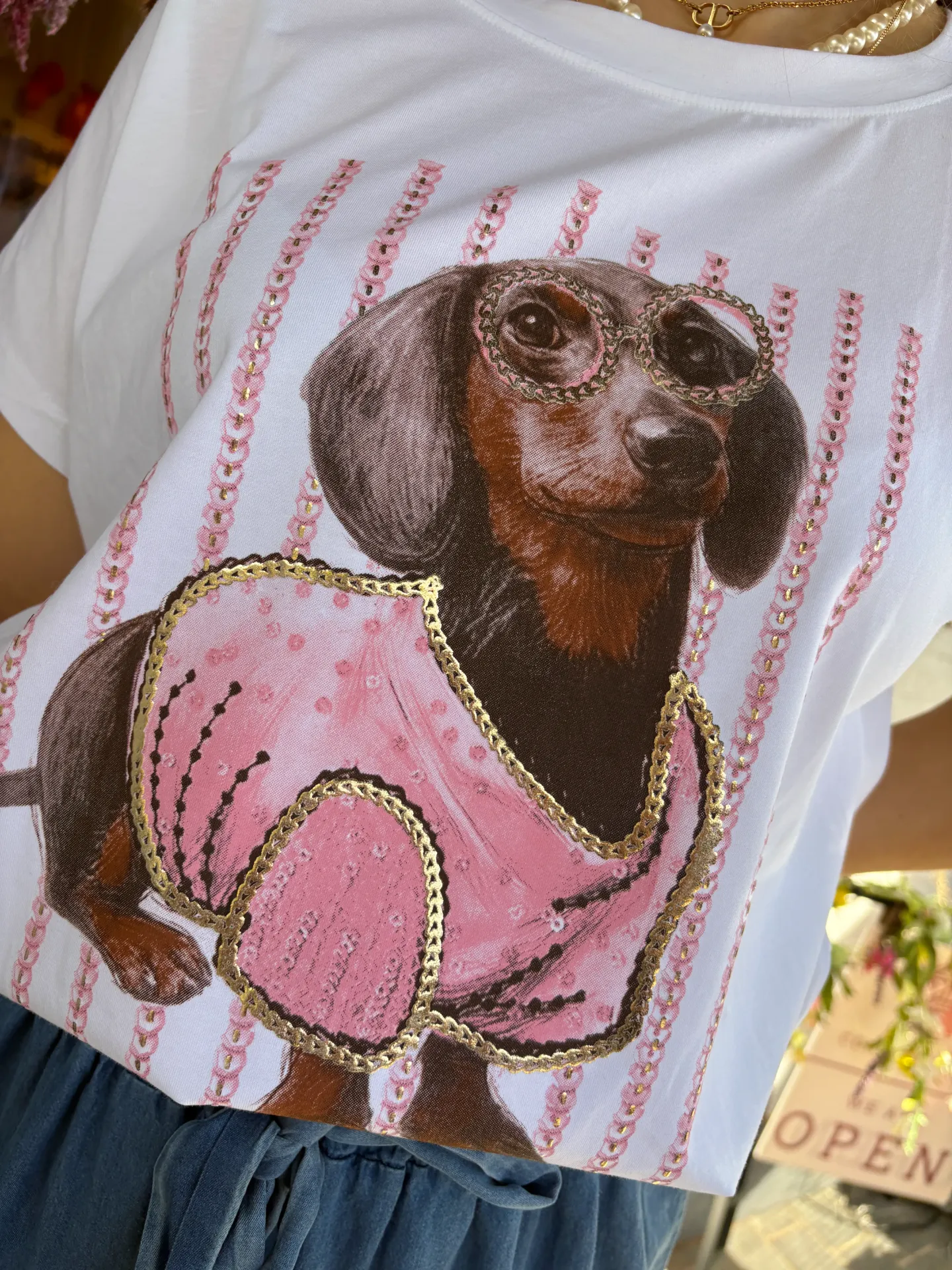 Tee-shirt Louisa (Rose pâle)